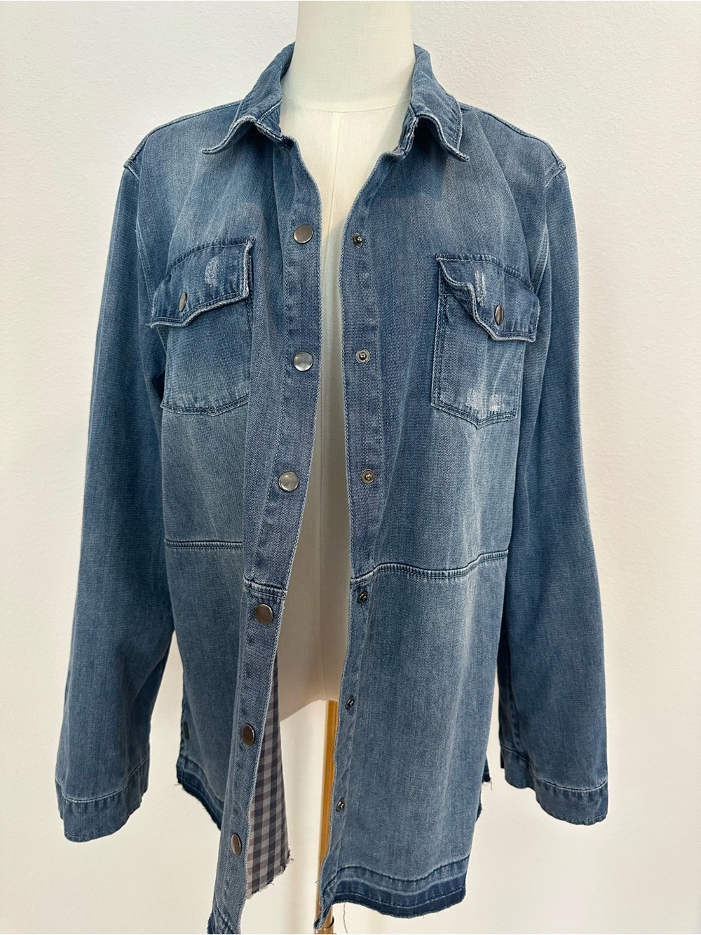 Dear John Light Blue Cotton Denim Jacket